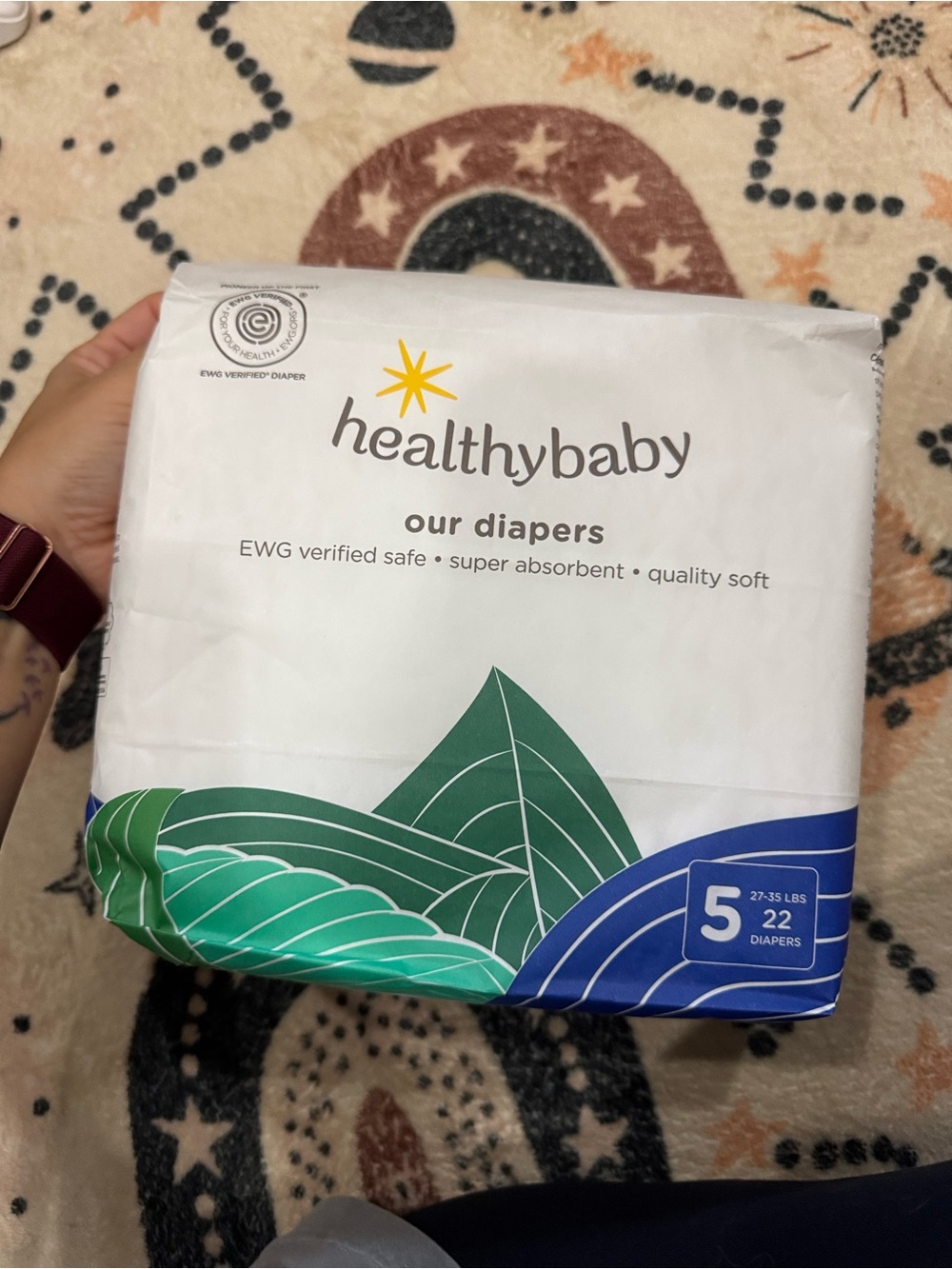 Healthy baby diapers size 5